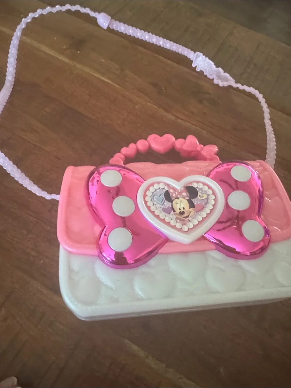 Disney Pink Minnie Bow Crossbody Purse for Kids